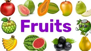 30 फलों के नाम | Fruits name english and hindi with pictures | FRUITS NAME #fruitsname 