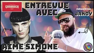 🎤Garorock 2023 - Entrevue avec AIME SIMONE  