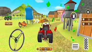 Smooth Tractor Driving Easy Control - 3D Real Tractor Simulator - Android Gameplay