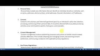 Data Privacy And Consent Management