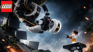 Lego GLaDOS Portal 2 MOC Speed Build