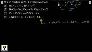 Which reaction is NOT a redox reaction?