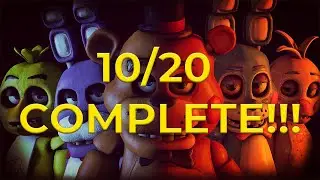 FNAF 10/20 MODE COMPLETED!!! (Shooter25 strat)