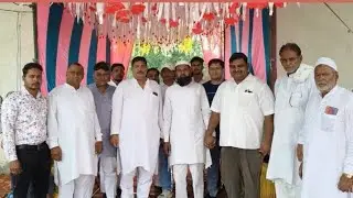 ग्राम बुटराडा में दरोगा जी शहज़ाद अली के यहां एक प्रोग्राम के अंतर्गत समाज के लोग।