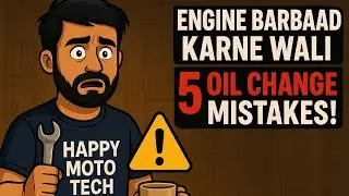 ⚠️ 5 Oil Change Mistakes That Can Ruin the Engine!&rdquo; Bike & Car Repair Tips in Hindi