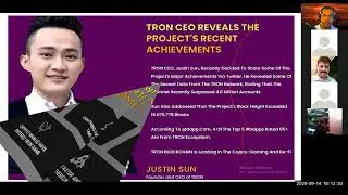 TRON - CHAIN  1% DAILY UPTO 310%  ZOOM WEBINAR IN KANNADA ,  HOW TO MAKE 50$ FROM JUST 4$ EVERY-DAY