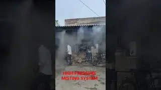 High pressure vs Low pressure misting system | Fogging System | Cooling purpose #foggersystem