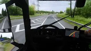 ETS2 - 5 minutos de estrada - chuva 