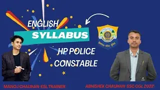 HP POLICE ENGLISH SYLLABUS & IMPORTANT TOPICS OF ENGLISH