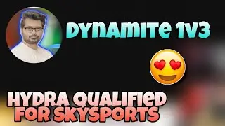 Hydra dynamite 1v3 | Hydra qualified for skysports | Hydra is emotion