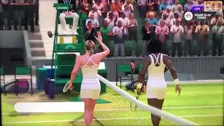 GRAND SLAM TENNIS 2 EA SPORTS FADES & FANTASY CLASSICS SUPERSTAR LEVEL Крис Эверт против С. Уилья...