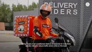 أبوظبي للتنقل - استراحات سائقي دراجات التوصيل | AD Mobility - Rest Stops for Delivery Bike Riders