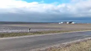 A View of Scenic Rural Illinois in Winter