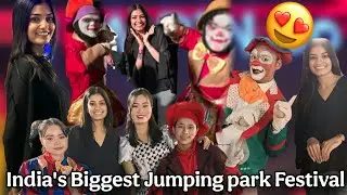 ઈન્ડિયા નો સૌથી મોટો જમ્પિંગ પાર્ક માં ગયા| India’s Biggest Jumping Park Festival|Ahemdabad Jumpingo