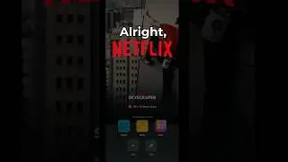 Новый дизайн меню выбора профиля Netflix #netflix