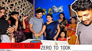 First vlog | zero to 100k | kishan gupta