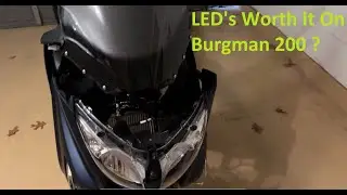 Suzuki Burgman 200 Headlight Bulb Replacement LED - The Easy and Hard Way
