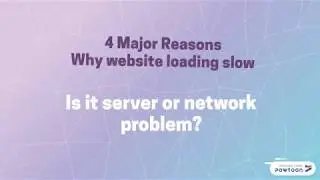 Website loading Slow? Is it server or network problem?