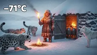 &ndash;71&deg;C Siberian Blizzard An 89-Year-Old Woman Lights Fire Under the Snow to Save Her Animals