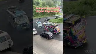 Гонки на горных автобусах по горным трассам