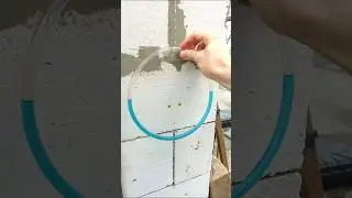 Useful DIY tool idea! How to make a building level from a hose #diy #tips #tools #construction