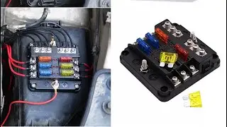 Installing Fuse Holder Block and Fuse Distribution Block