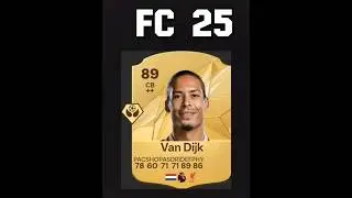 Virgil Van Dijk through Fifa (Fifa 15 - FC 25)#footballmad584#football #remix #wearemessi #mbappe