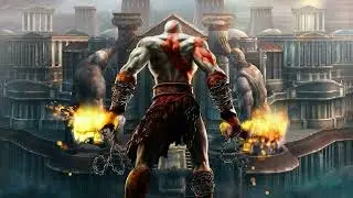 Линда Хант в роли Рассказчика и Гайи из God of War, часть 1