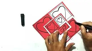 How to make Maze card| DIY Birthday card| Easy Birthday card making| #RUPPAN