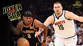 Nikola Jokic vs Shai Gilgeous-Alexander MVP Candidates Duel ⚔ | March 9, 2025 | FreeDawkins