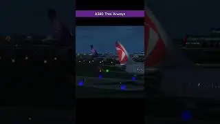 Thai Airways Airbus A380 &ndash; Majestic Night Takeoff