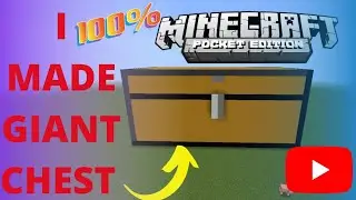 I made giant chest/#giant_chest/#chest/#minecraft/#mcpe/chest kaise banaye