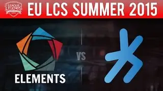 EL vs H2K - League Of Legends - EU LCS 2015 Summer W6D1
