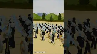 Magis's Voltaic Army - 3D Stick War Animation #shorts