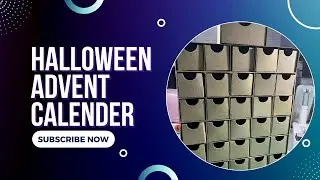 Halloween Advent Calendar Tutorial Part 1 || Let&rsquo;s Create