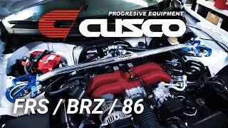 Cusco Strut Tower Bar (+Brake Master Cylinder Brace) Install | FRS / BRZ / 86