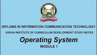 KNEC ICT Notes _Operating System