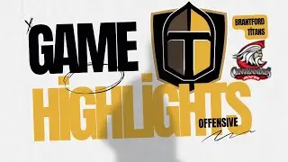 Game Highlights Brantford Titans 4  VS Ayr Centennials  3 (Saturday, October 11, 2025)
