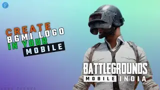 Battlegrounds Mobile India logo Making 🔥 | BGMI Logo Kaise Banaye | Pixellab | One Techee |