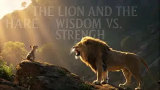 🦁 The Lion and the Hare &ndash; Wisdom vs. Strength 🤖 | AI Animated Moral Story