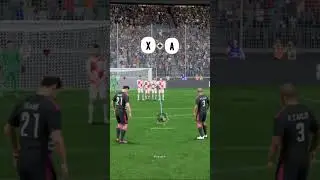 How to score free kicks like a pro in FIFA?😍🔥 #fifa #fc24 #fc25