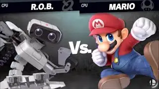 Super Smash Bros. Ultimate - R.O.B vs Mario