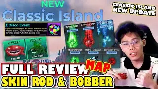 REVIEW Semua Rod Skin & Bobber Baru! & Ada Secret Fish Baru Di Map Keren Kotak ini!! - Roblox Fishit
