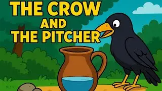 The Crow and The Pitcher | Moral Story for Kids | bedtime stories for toddlers