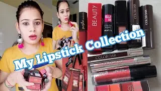 My Lipstick Collection 2019 | liquid and chubby lipstick | lip gloss