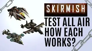 War Commander Skirmish  Test All Air How Each Works?