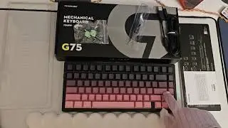 MCHOSE G75 PRO - Matcha Latte | Typing Sound Test