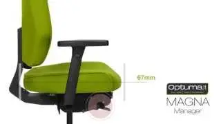 Ergonomi&scaron;ka biuro kėdė MAGNA MANAGER | www.optuma.lt
