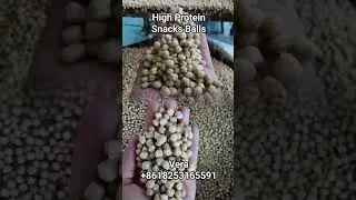 Much Healthy High Protein Snacks Balls Extruder Making Machine #machine #manufacturing#highprotein