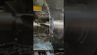 Turning and drilling operation on manual lathe machine part -7